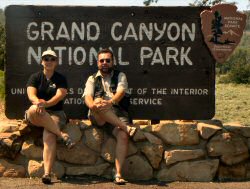 Eingangsschild zum Grand Canyon