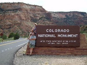 Eingangsschild zum Colorado National Monument