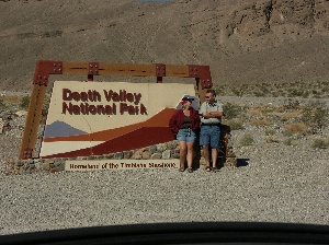 Eingangsschil zum Death Valley