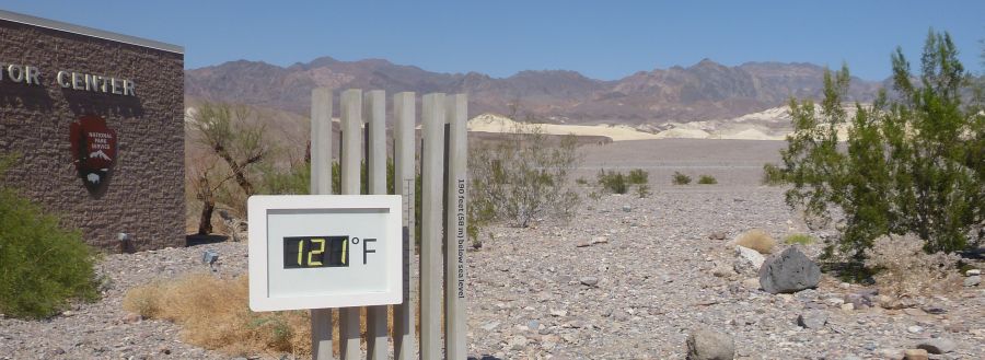 Death Valley Thermometer 121 Grad
