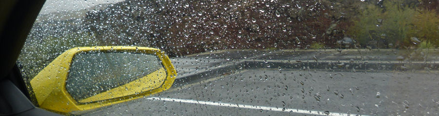 Autospiegel Regen