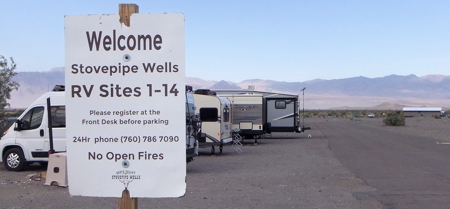 Death Valley - Stovepipe Sells - Campground