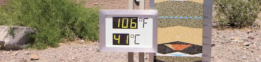 Death Valley _ Visitor Center _ Thermometer